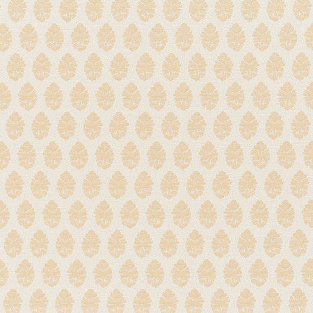 Indian Garden Paisley Fabric by Jasper in Cream