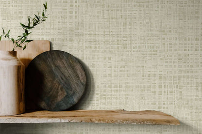 Seabrook Japandi Style Ami Wallpaper - Linen