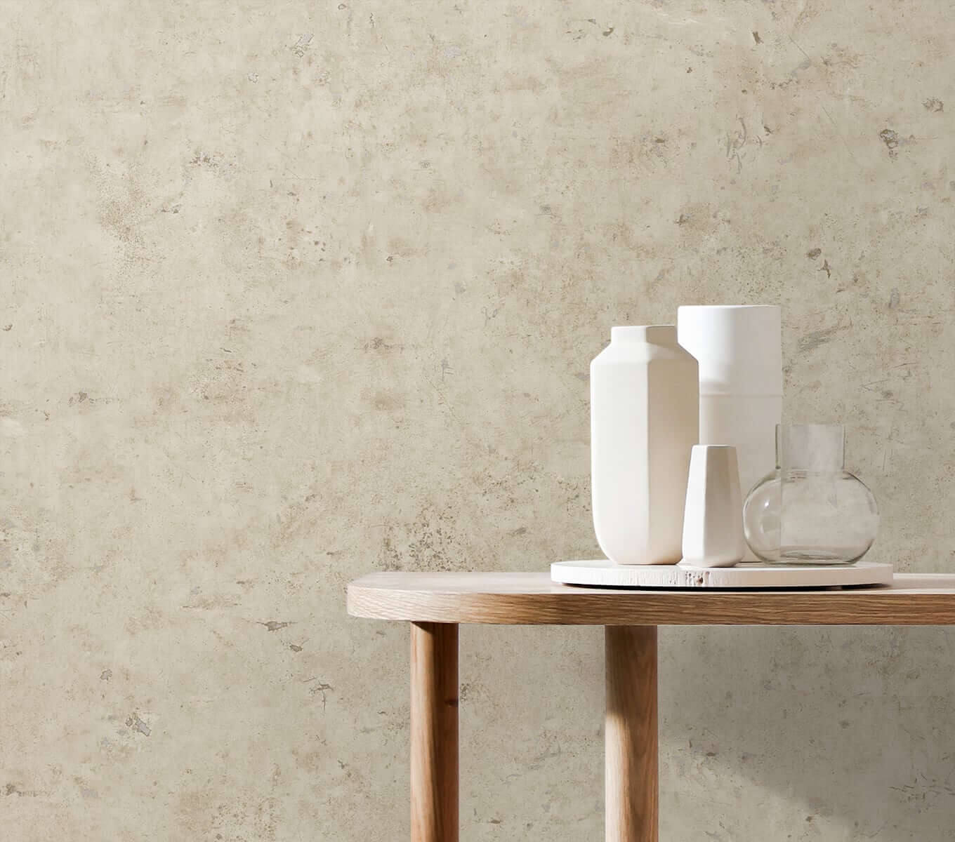 Seabrook Japandi Style Hana Wallpaper - Ivory & Metallic Pearl
