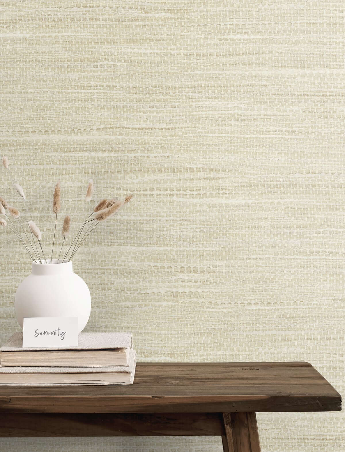Seabrook Japandi Style Rina Wallpaper - Sand
