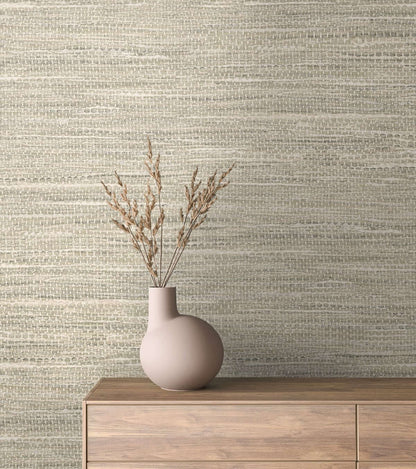 Seabrook Japandi Style Rina Wallpaper - Warm Stone