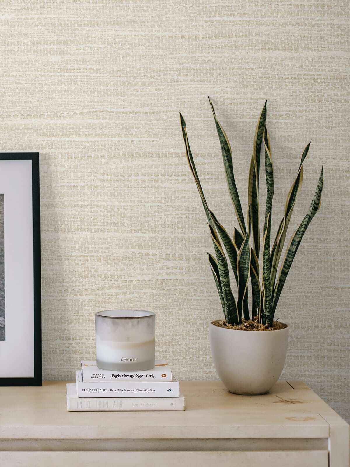 Seabrook Japandi Style Rina Wallpaper - Linen