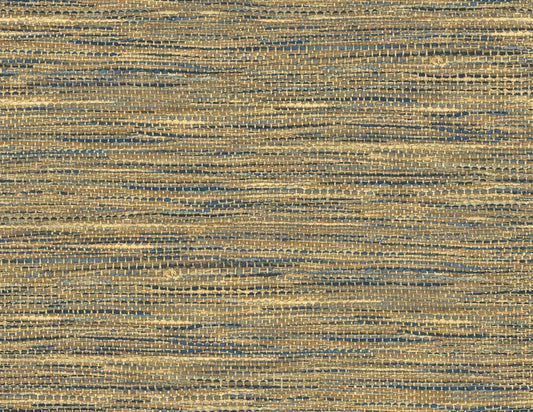Seabrook Japandi Style Rina Wallpaper - Honey & Navy