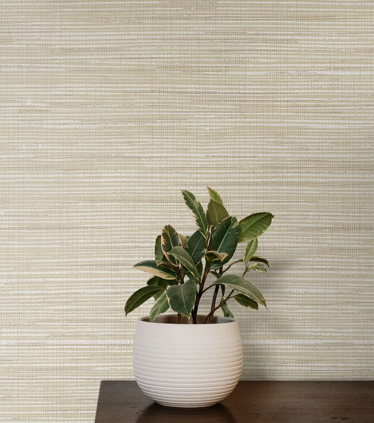 Seabrook Japandi Style Mei Wallpaper - Sandstone