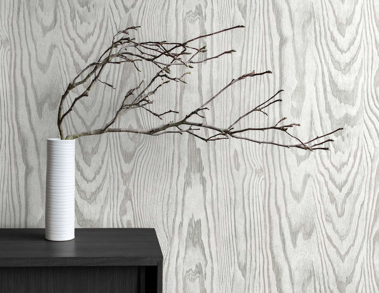 Seabrook Japandi Style Nina Wallpaper - Fog