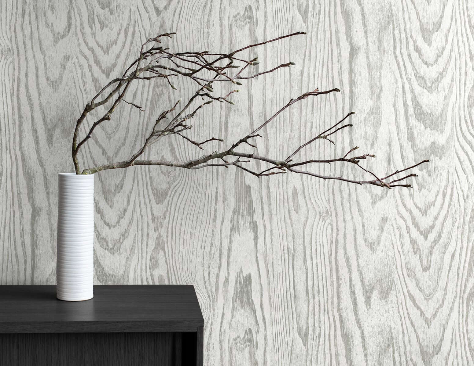 Seabrook Japandi Style Nina Wallpaper - Fog