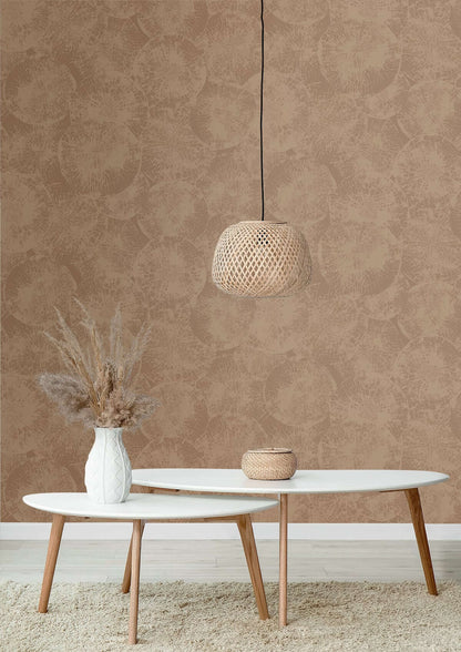 Seabrook Japandi Style Eren Wallpaper - Warm Clay