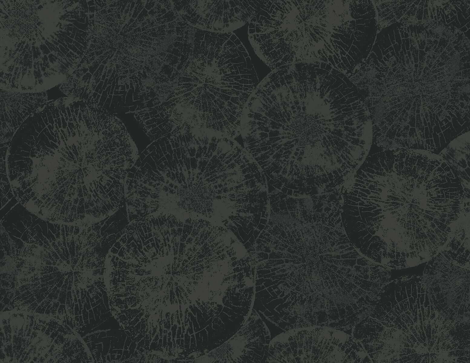 Seabrook Japandi Style Eren Wallpaper - Rich Onyx