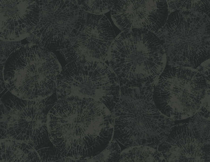Seabrook Japandi Style Eren Wallpaper - Rich Onyx