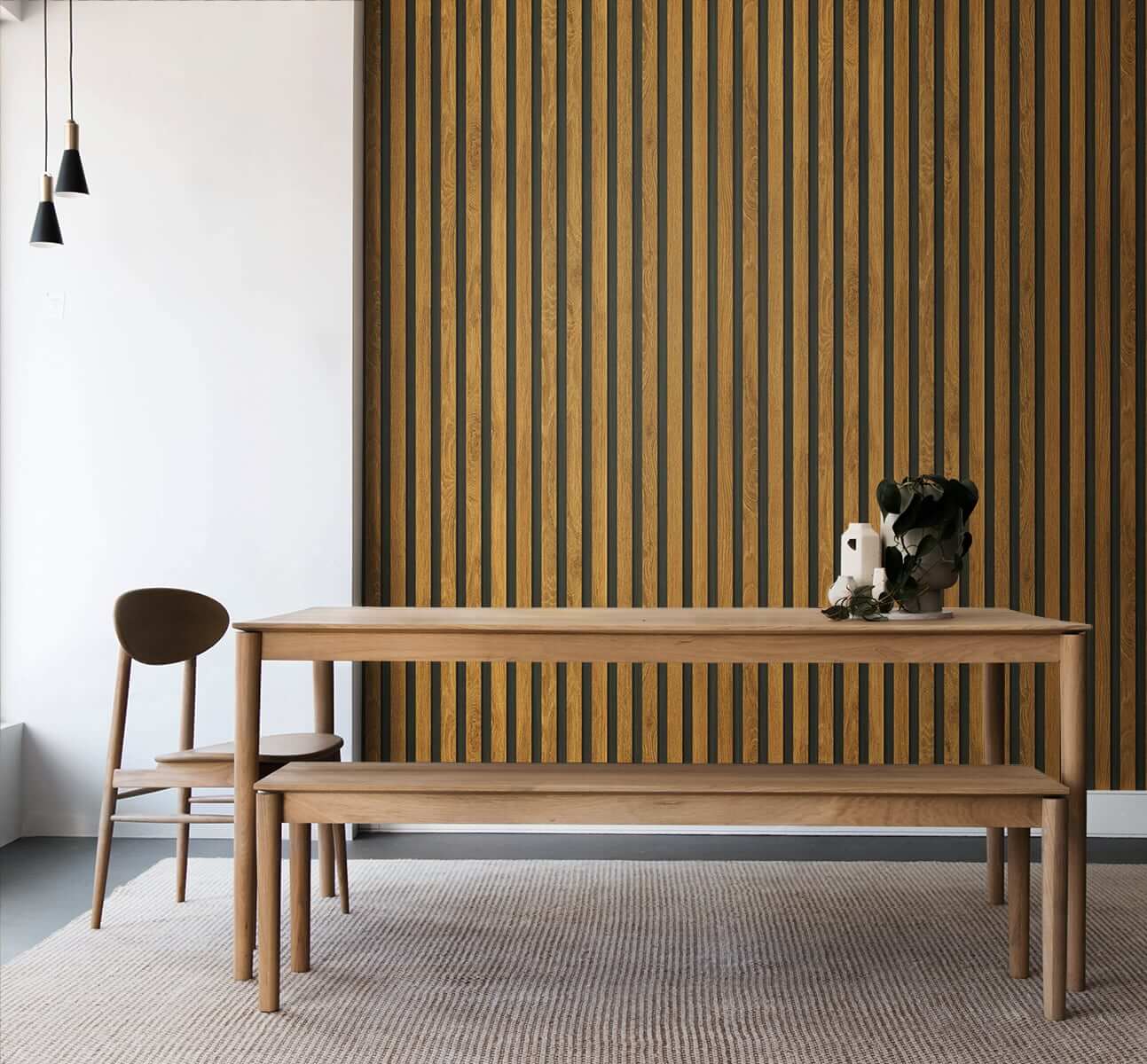 Seabrook Japandi Style Jun Wallpaper - Honey Brown