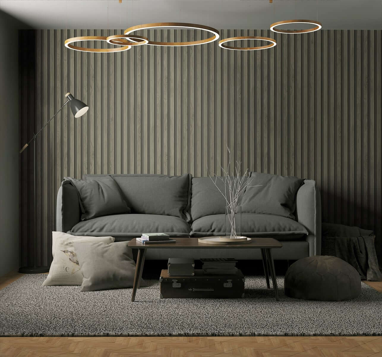 Seabrook Japandi Style Jun Wallpaper - Shadow