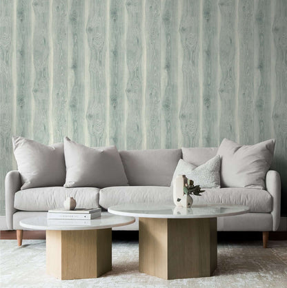 Seabrook Japandi Style Kieri Wallpaper - Blue Frost