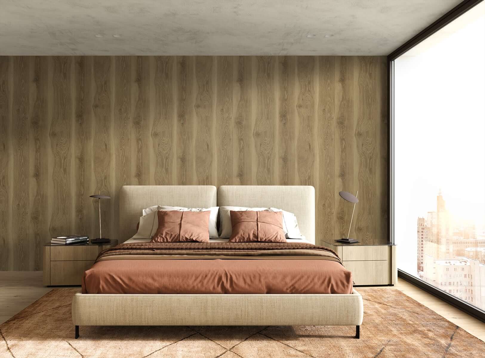 Seabrook Japandi Style Kieri Wallpaper - Walnut