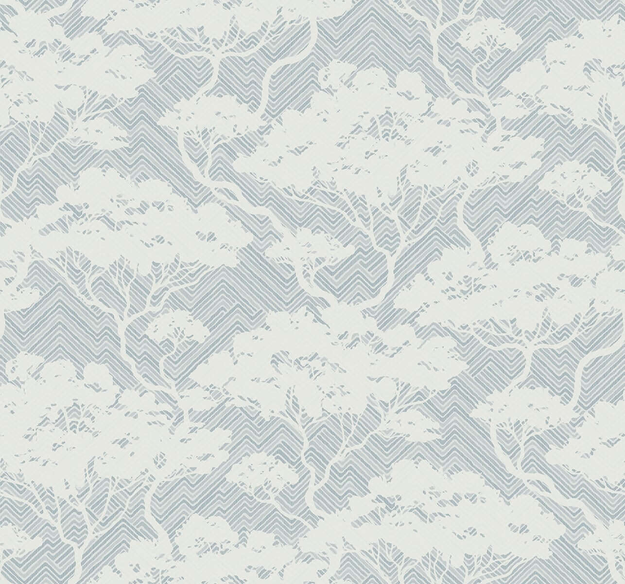 Seabrook Japandi Style Nara Wallpaper - Blue Mist
