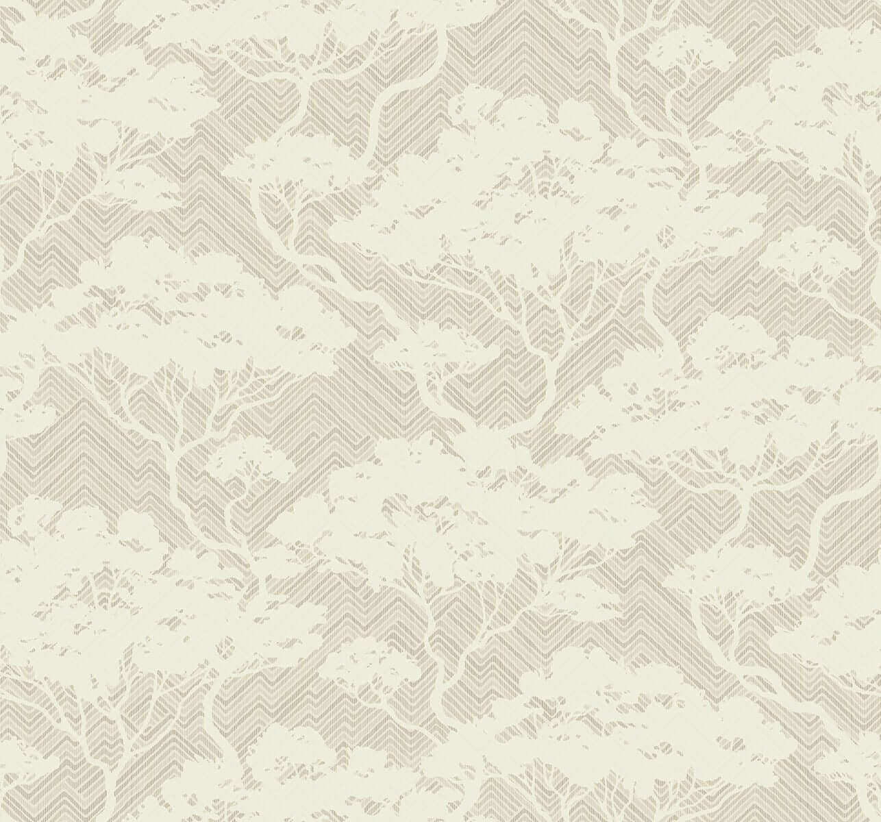 Seabrook Japandi Style Nara Wallpaper - Linen