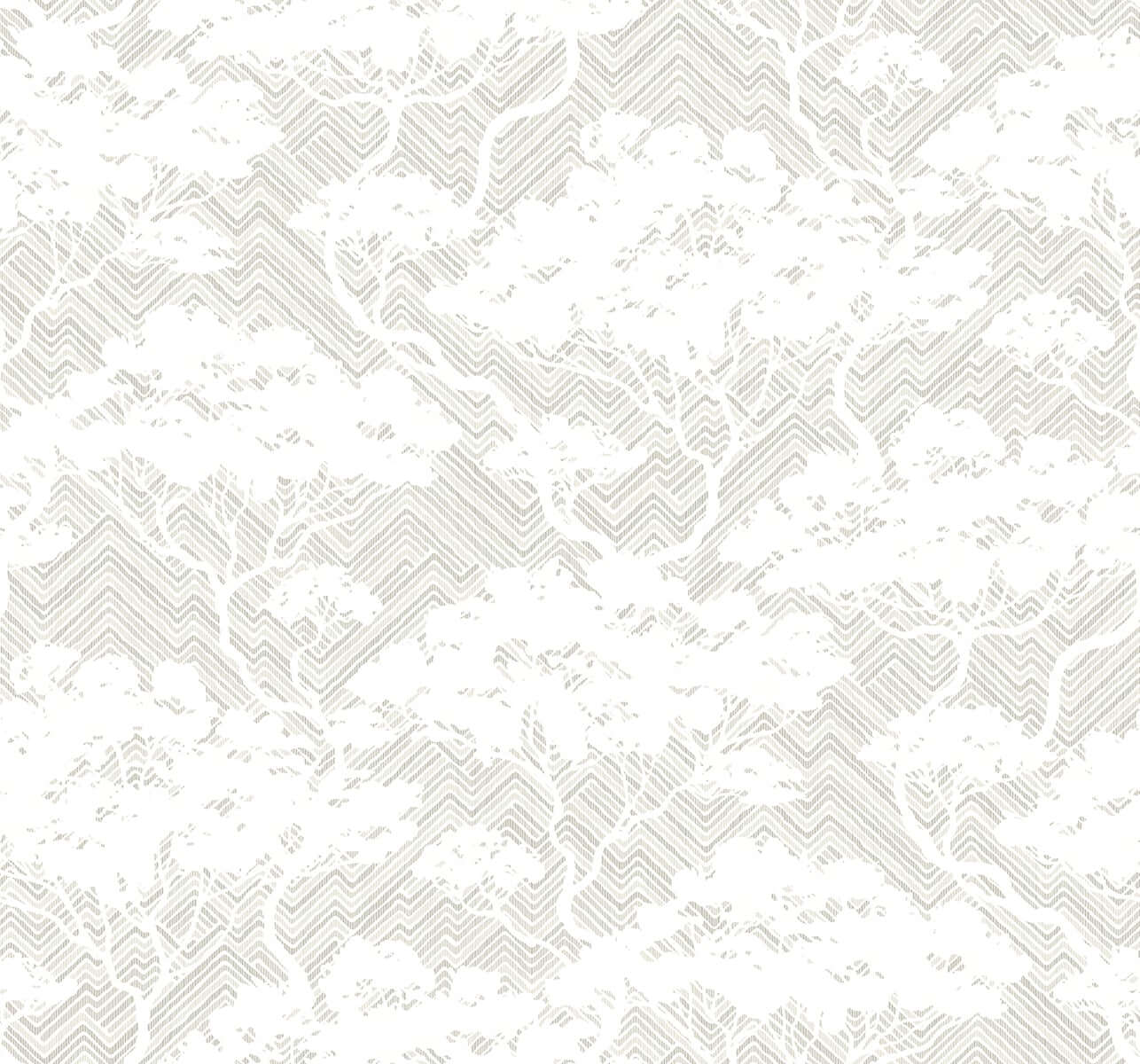 Seabrook Japandi Style Nara Wallpaper - Fog