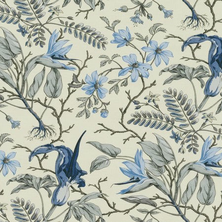 Paradiso Fabric by Jasper in Pale Blue