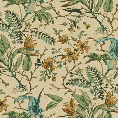 Paradiso Fabric by Jasper in Brown