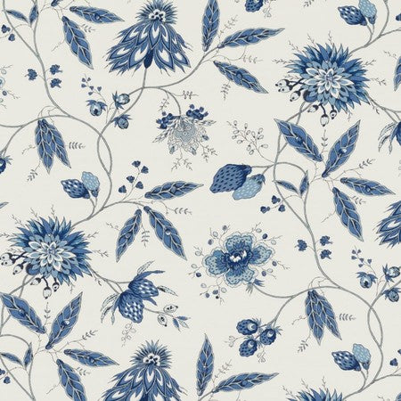 Fraises Des Bois Fabric by Jasper in Indigo