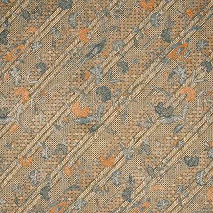 Java Stripe Fabric by Jasper in Blue/brown