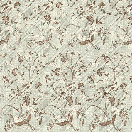 Java Stripe Fabric by Jasper in Pale Blue