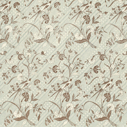 Java Stripe Fabric by Jasper in Pale Blue