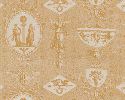 Mercury Fabric by Jasper in Saffron