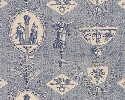 Mercury Fabric by Jasper in Indigo