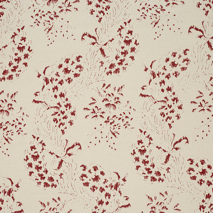 Minterne Garden Fabric by Jasper in Red