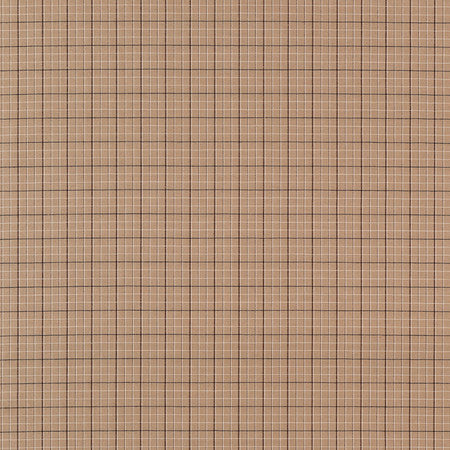 Market Check Fabric by Jasper in Brown
