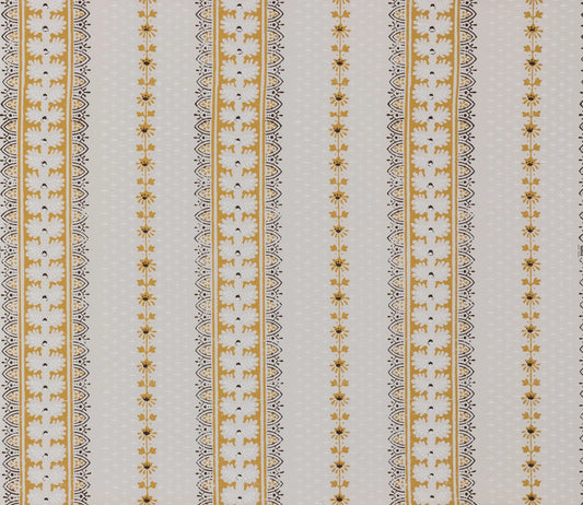 Jasper Wallpaper by Alice Sergeant in Caramel