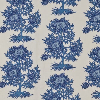 Nigella Fabric by Katie Ridder in Indigo