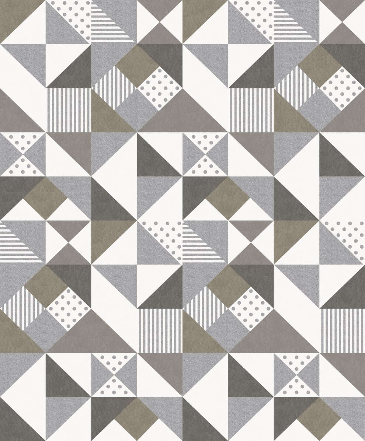 Seabrook Mondrian Lozenge Wallpaper - Antique Bronze