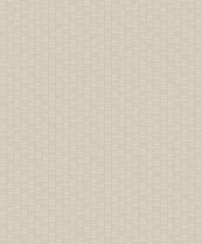 Seabrook Mondrian Deco Spliced Stripe Wallpaper - Dove White