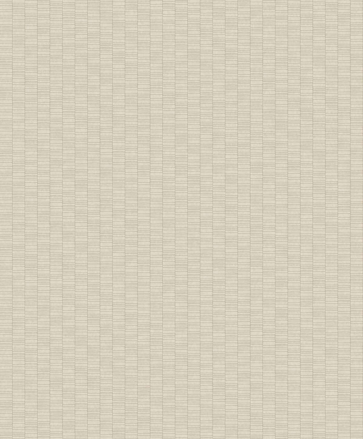 Seabrook Mondrian Deco Spliced Stripe Wallpaper - Parchment
