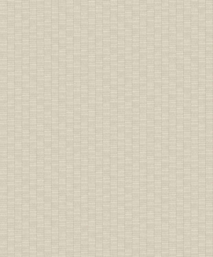 Seabrook Mondrian Deco Spliced Stripe Wallpaper - Parchment