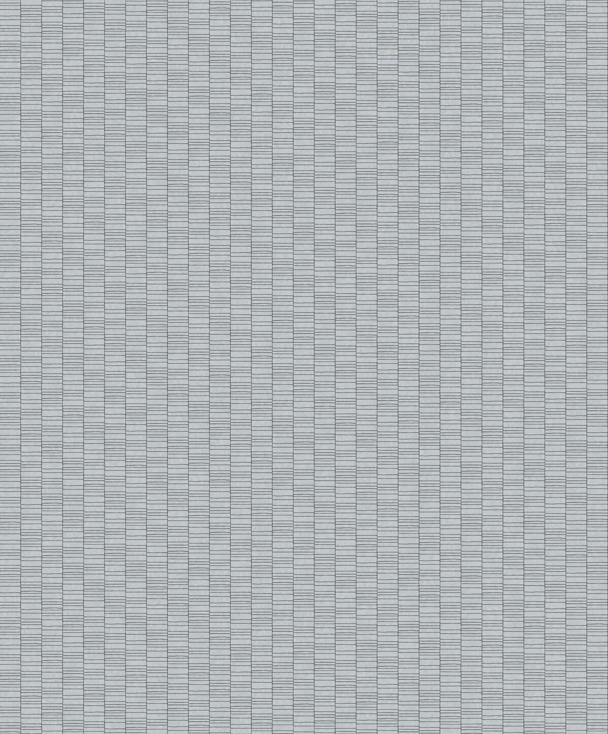 Seabrook Mondrian Deco Spliced Stripe Wallpaper - Skylight