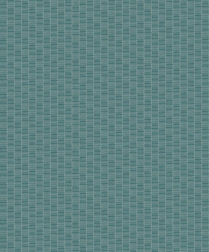 Seabrook Mondrian Deco Spliced Stripe Wallpaper - Teal