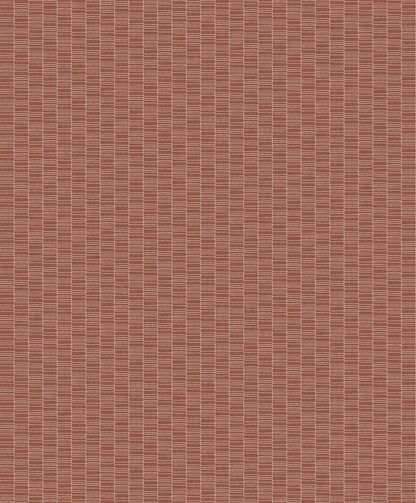 Seabrook Mondrian Deco Spliced Stripe Wallpaper - Terra Cotta