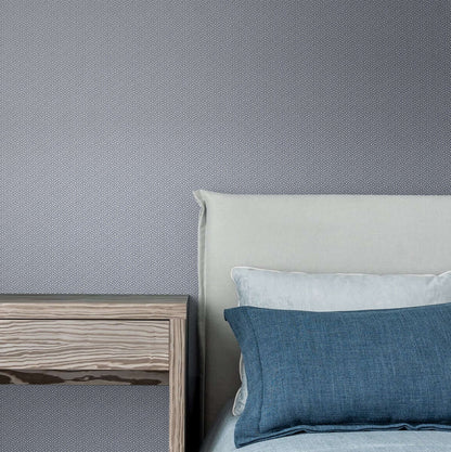Seabrook Mondrian Spiro Wallpaper - Skylight Blue