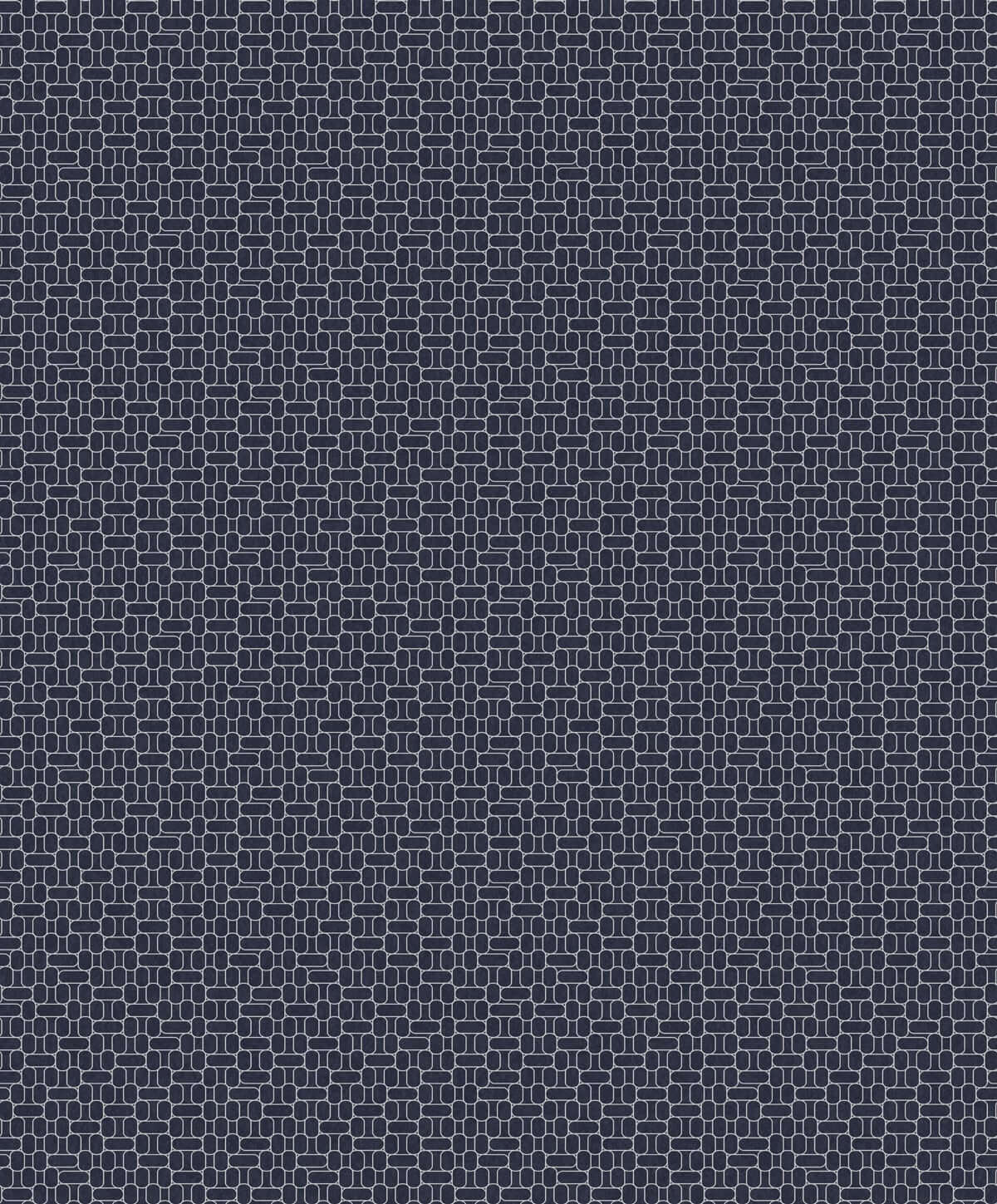 Seabrook Mondrian Capsule Wallpaper - Denim & Silver