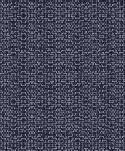 Seabrook Mondrian Capsule Wallpaper - Denim & Silver
