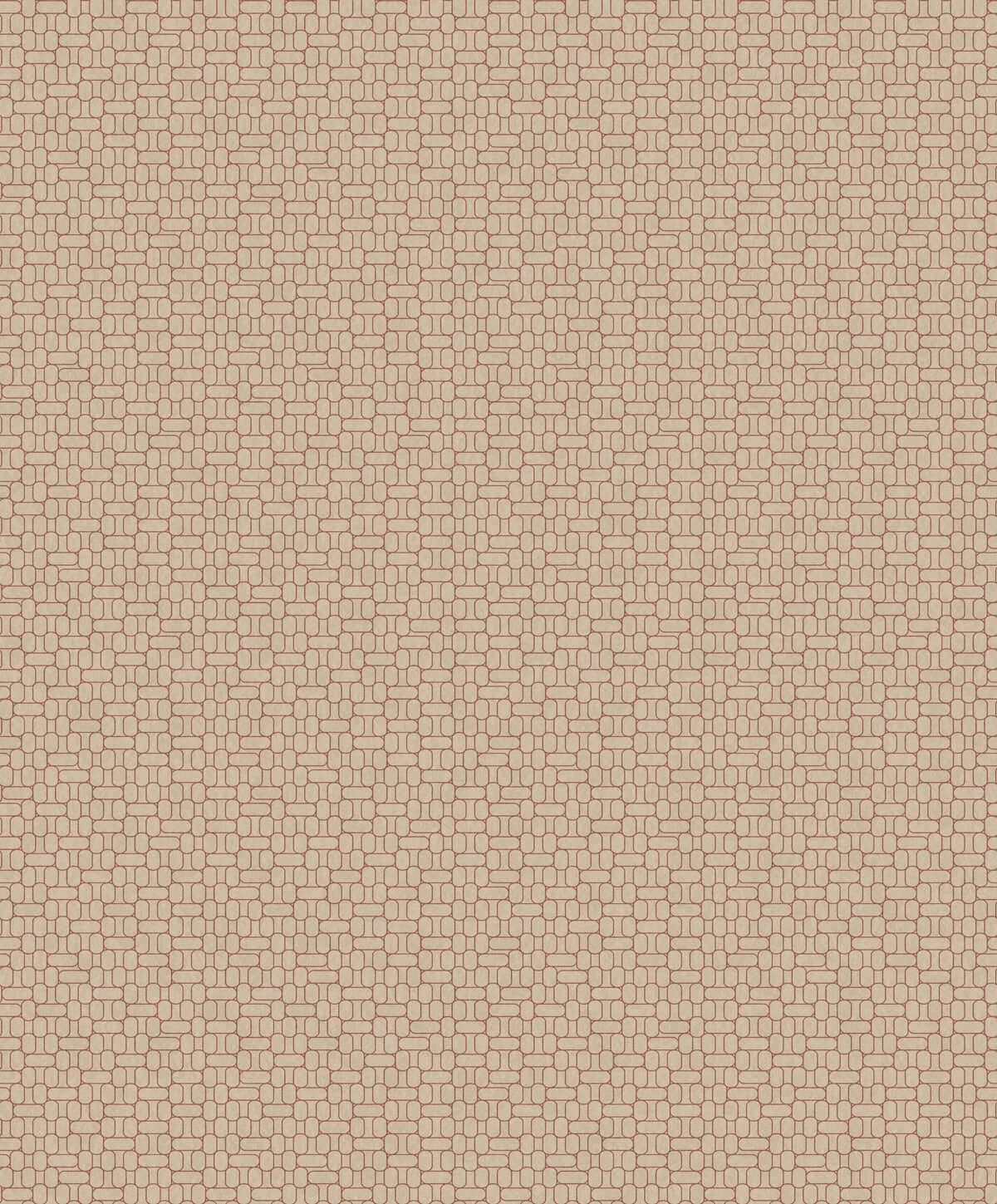 Seabrook Mondrian Capsule Wallpaper - Ivory & Terra Cotta