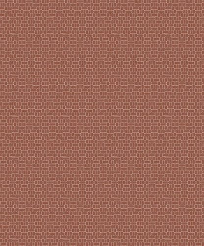 Seabrook Mondrian Capsule Wallpaper - Terra Cotta