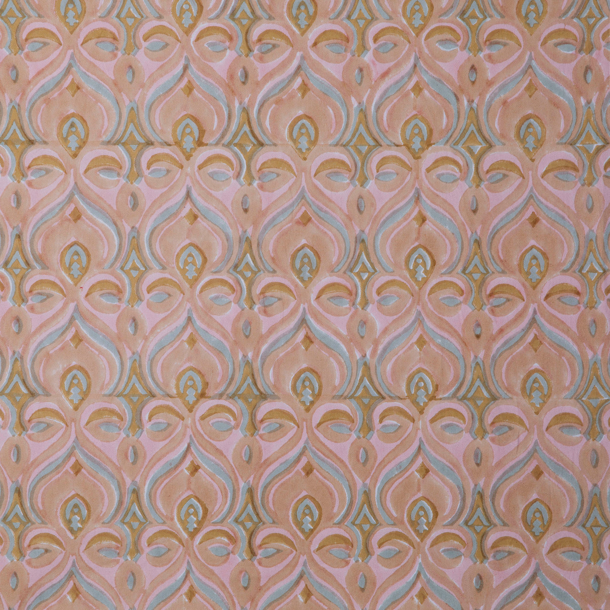Khiva Fabric by Serena Dugan in Salmon