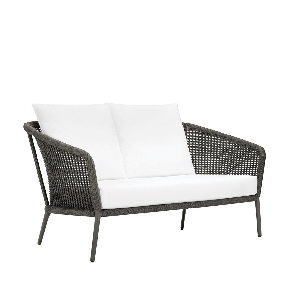 Knot Sofa 2 Seat by JANUS et Cie in Talc/Hazel Wood