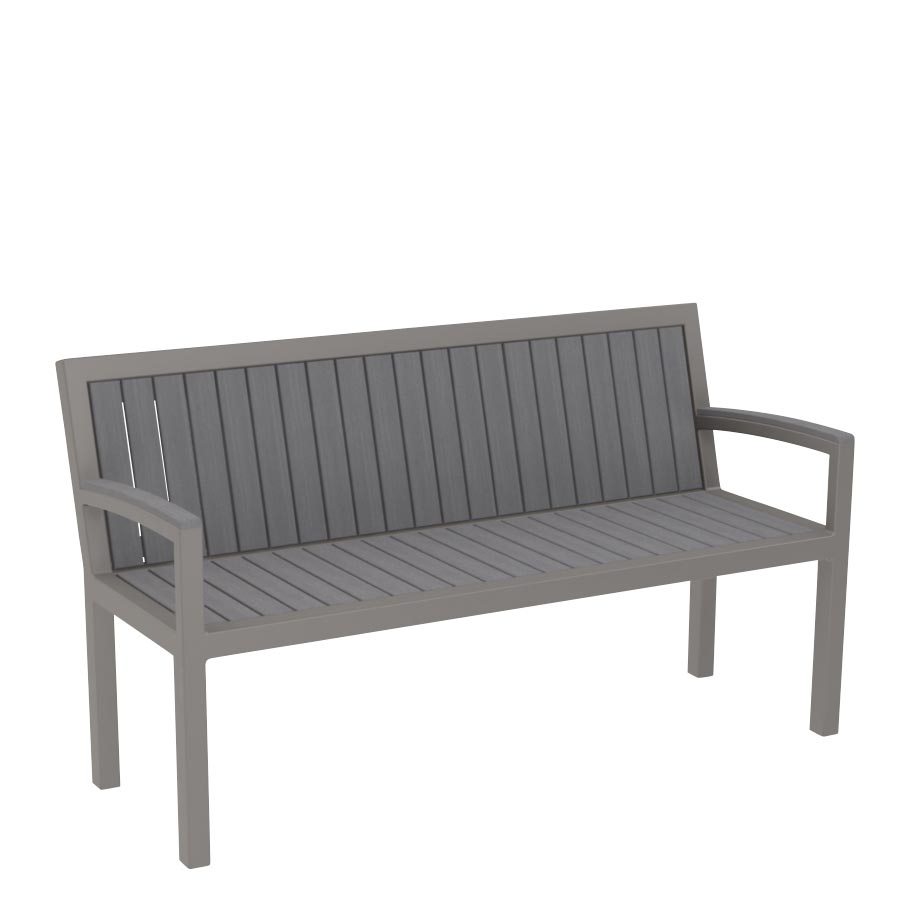 Koko Ii Januswood Bench With Arms 155