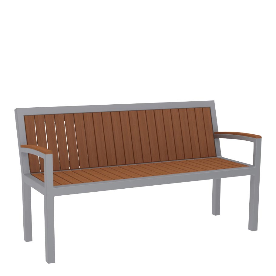 Koko Ii Januswood Bench With Arms 155