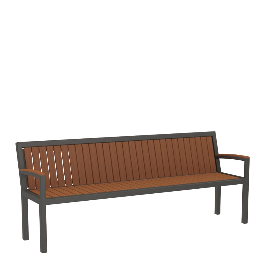 Koko Ii Januswood Bench With Arms 211