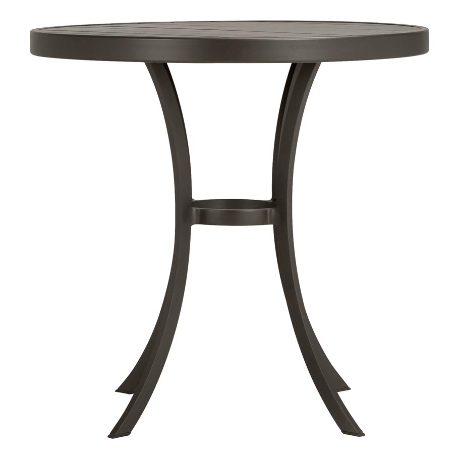 Koko II Tulip Dining Table Round 76 by JANUS et Cie in Bronze